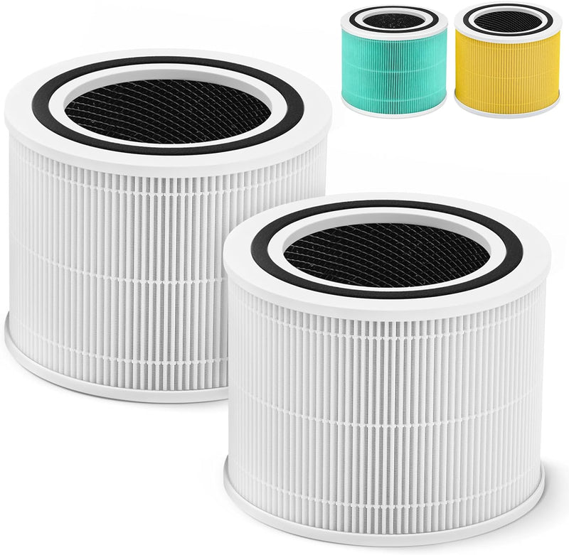 Core 300 H13 True Hepa Replacement Filter for Levoit Vortexair air purifier 2 pack