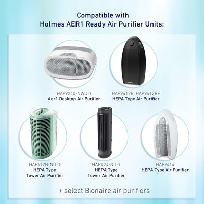 Holmes HAPF300AHD True HEPA Allergen Remover Air Purifier Filter (Pack of 2)
