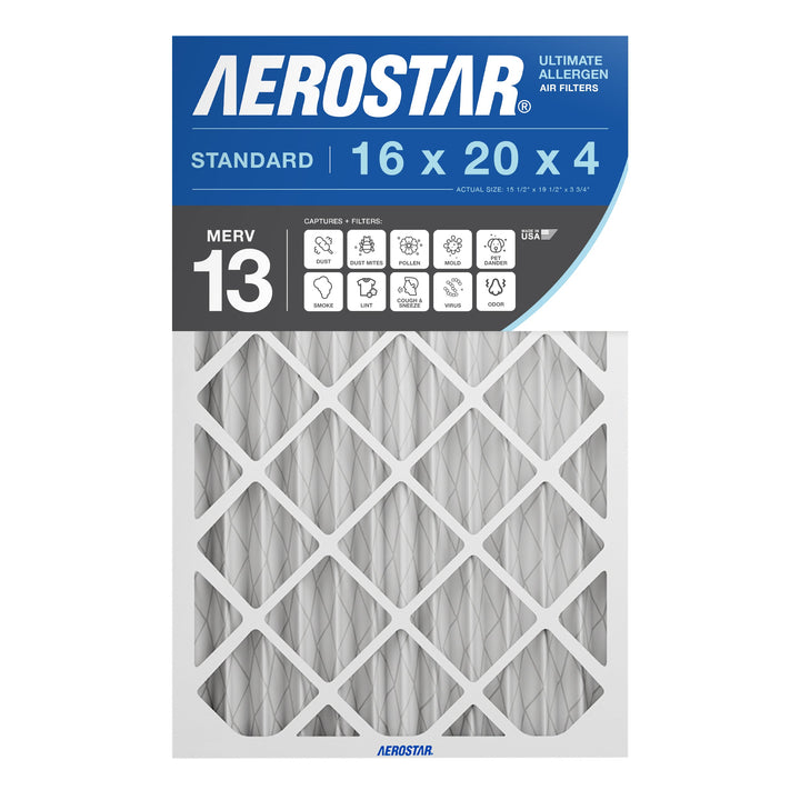 16x20x4 Commercial & Residential Aerostar Air Filter – Factory
