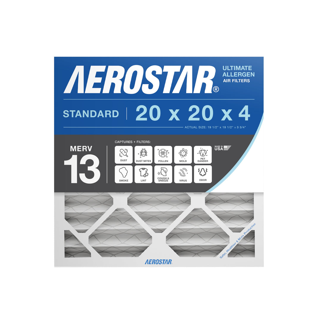 20x20x4 Commercial & Residential Aerostar Air Filter – Factory